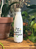 Eat, Sleep, Garden, Repeat Water Bottle 500ml